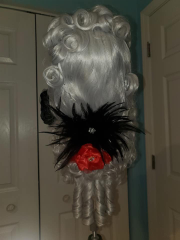 07 18th Century "Vampire Marie Antoinette" Wig Design - back