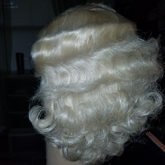 02 1920s “Flapper Fingerwave” Wig Repair  and Design - finished
