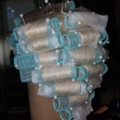 14 1920s “Flapper Fingerwave” Wig Repair  and Design - roller set