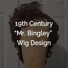 19th Century "Mr. Bingley" Wig Design