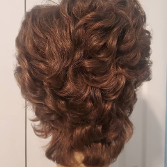 19th Century "Mr. Bingley " Wig Design - back