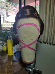 10 My Fair Lady "Eliza" Cosplay Wig Design - front w/o crown